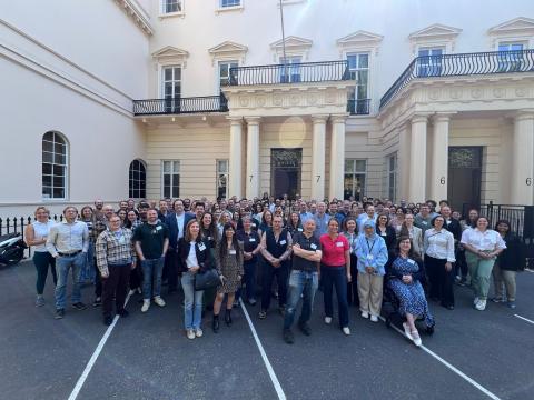 Group photo at 11th annual conference of the UKEOF UKDNA Working Group, London, 2025